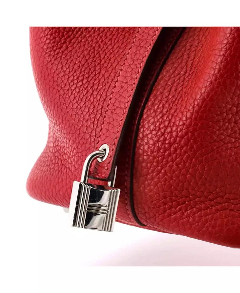 Pre-Owned HERMÉS PM Picotin Lock Bag Clemence 6