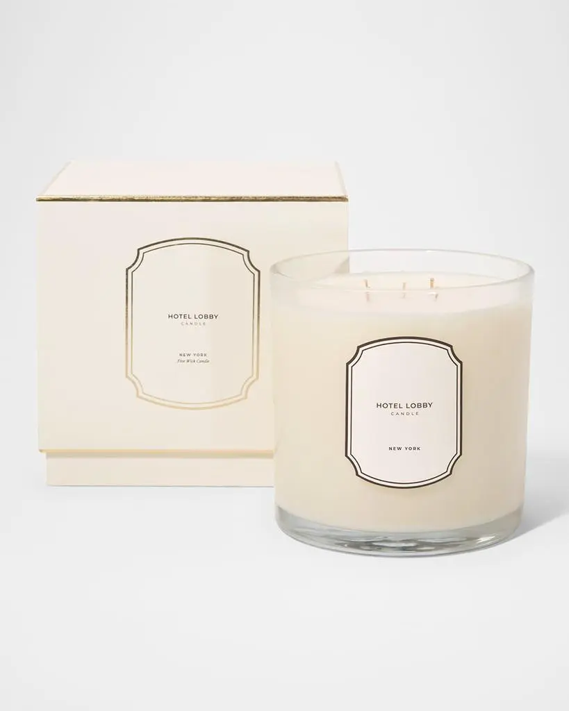 Hotel Lobby Candle New York Five Wick Candle, 55 oz.