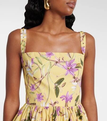 Agua by Agua Bendita Lima printed cotton minidress 4