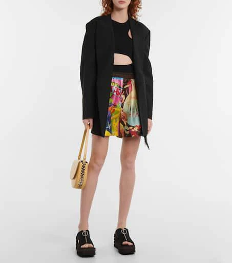 Stella McCartney x Disney® printed silk twill shorts 2