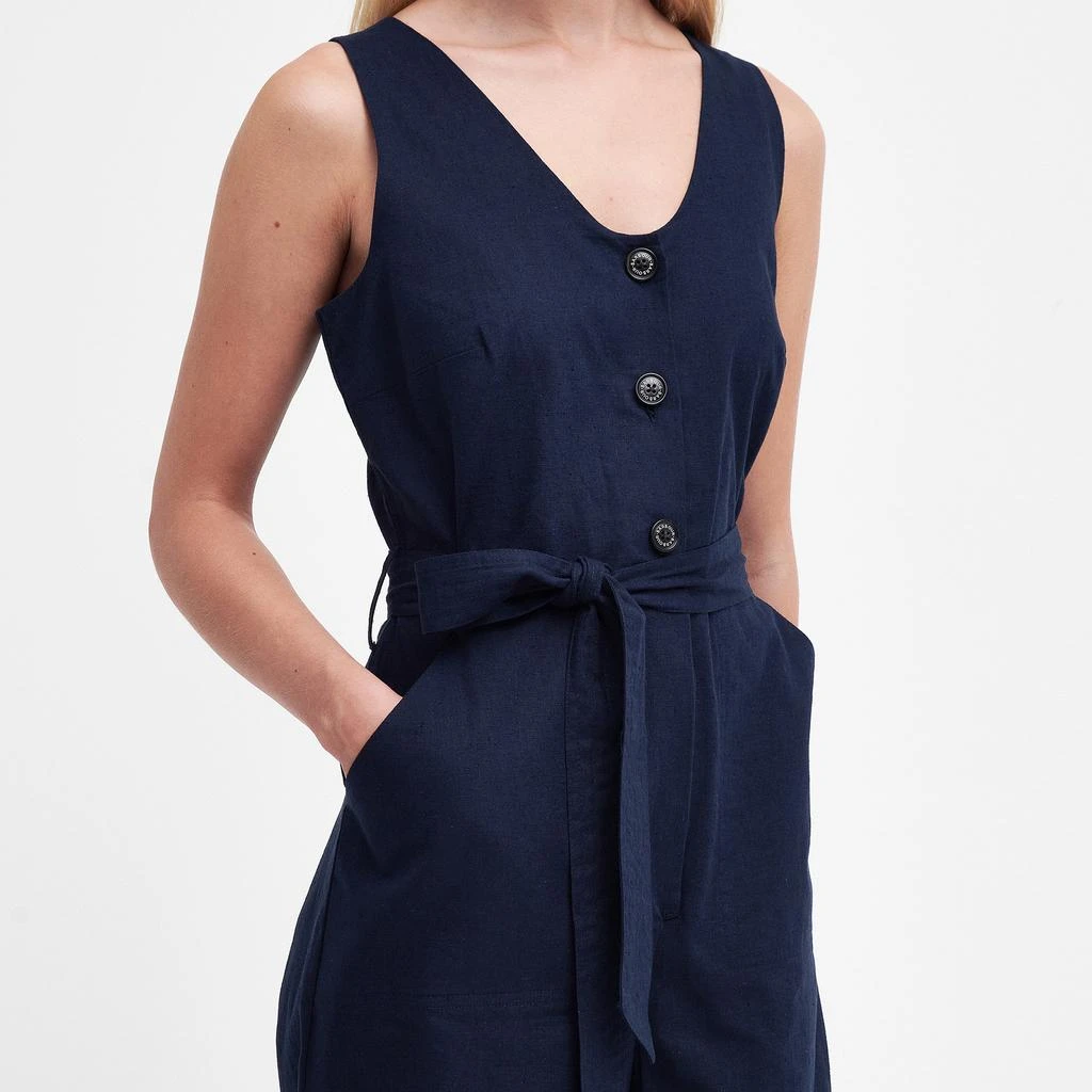 Barbour Penrose Cotton and Linen-Blend Jumpsuit 3
