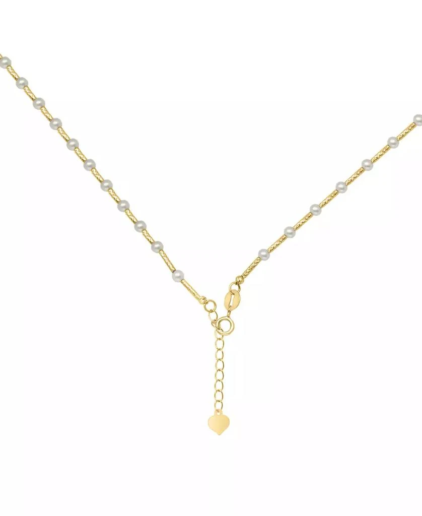 Effy EFFY® Cultured Freshwater Pearl (2-1/2 & 8-1/2mm) Collar Necklace in 14k Gold, 14-3/4" + 1-1/4" extender 2