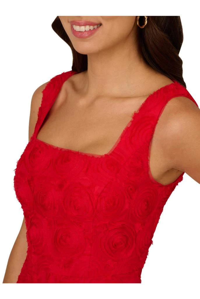 Adrianna Papell Soutache rosette midi dress 3