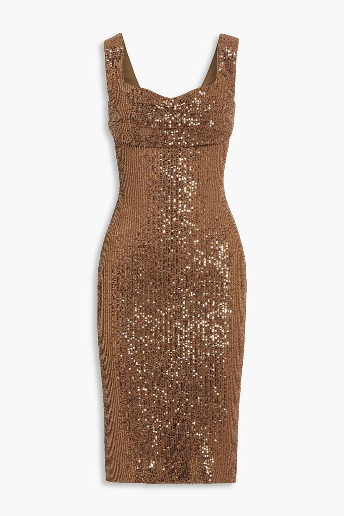 Sequined stretch-tulle dress  On Sale Now with Up to 40% Off | Discover  Exclusive Deals & Savings at BeyondStyle  Authentic Badgley Mischka knee  length dresses|cocktail and party dresses|dresses|women|clothing with  Limited-Time
