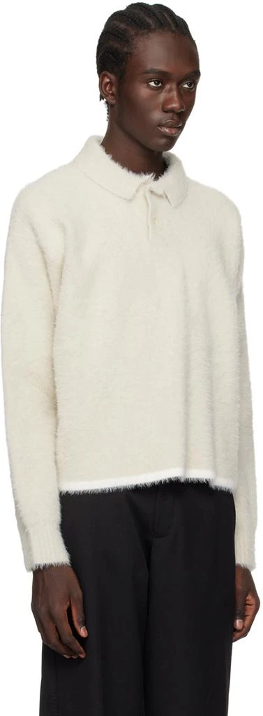 Jacquemus Off-White Le Papier 'Le Polo Neve' Polo 2