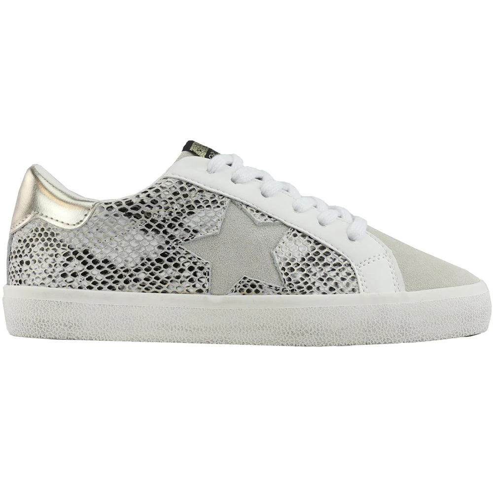 Vintage Havana Kate Metallic Snake Lace Up Sneakers 1