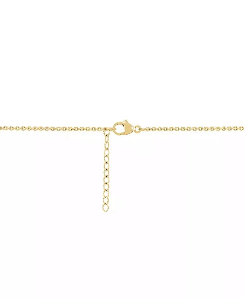 Grown With Love Emerald (1-1/2 ct. t.w.) & Lab Grown Diamond (1 ct. t.w.) Fancy 18" Pendant Necklace in 14k Gold (Also in Lab Grown Ruby & Lab Grown Sapphire) 4