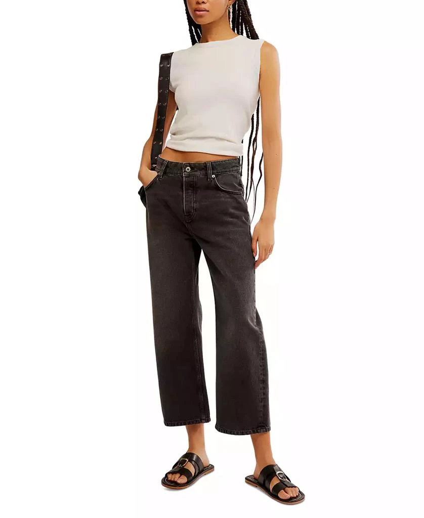 Free People Women's Deep Trance Dropped Barrel Jeans 1