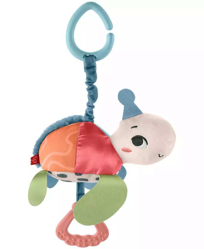 Fisher Price Planet Friends Sea Me Bounce Turtle Baby Stroller Toy with Sensory Details