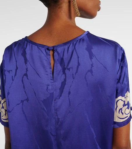 ETRO Floral satin top 6