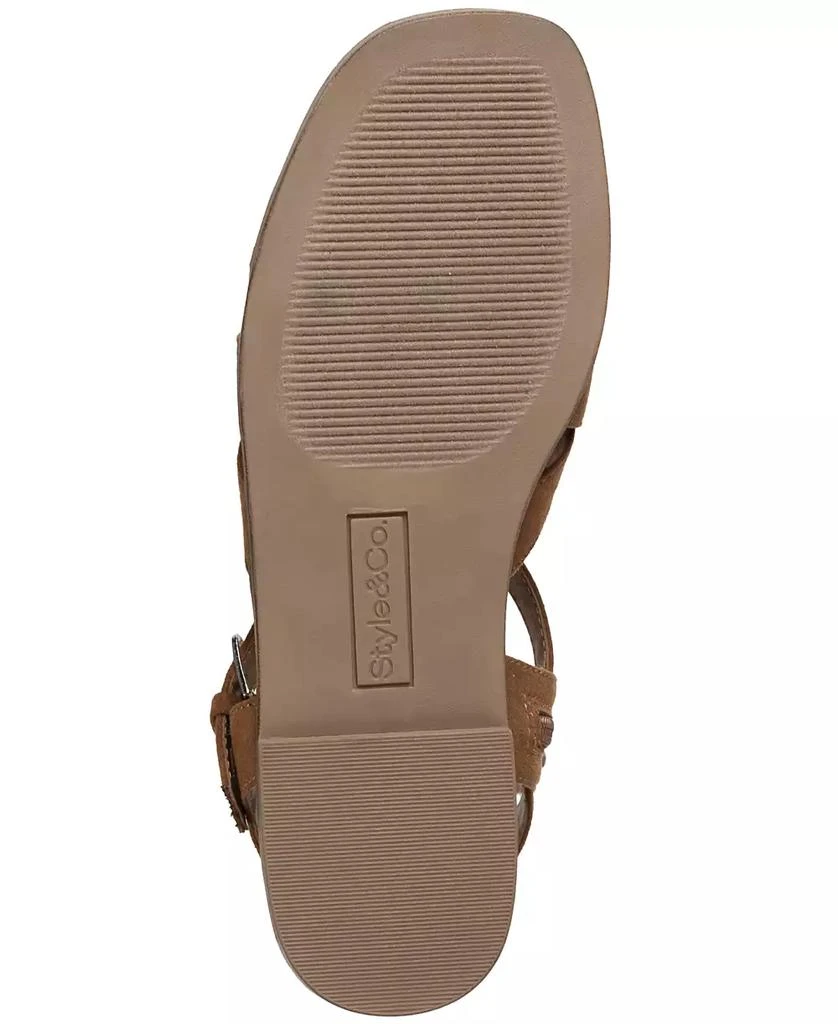 Style & Co Women's Storiee Gladiator Flat Sandals, Created for Macy's 6