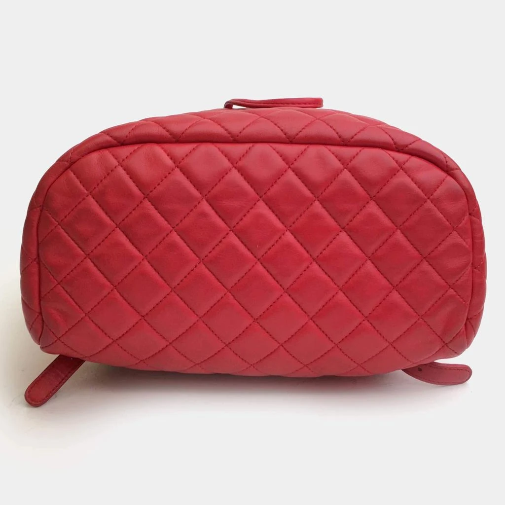Chanel Chanel Red Leather Small Urban Spirit Backpacks 6