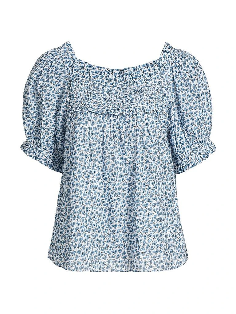 DÔEN Frances Floral Cotton Top 1