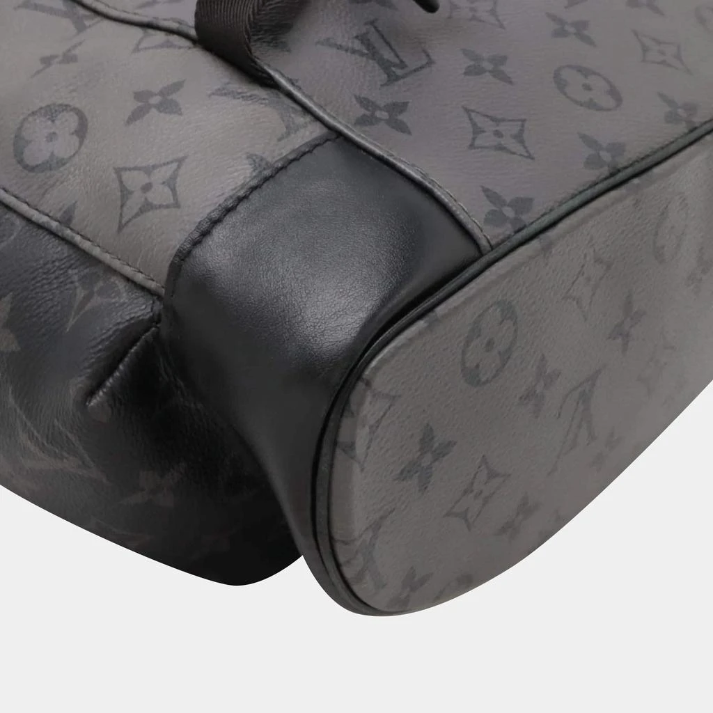 Louis Vuitton Louis Vuitton Grey Monogram Eclipse Christopher MM Backpack  6