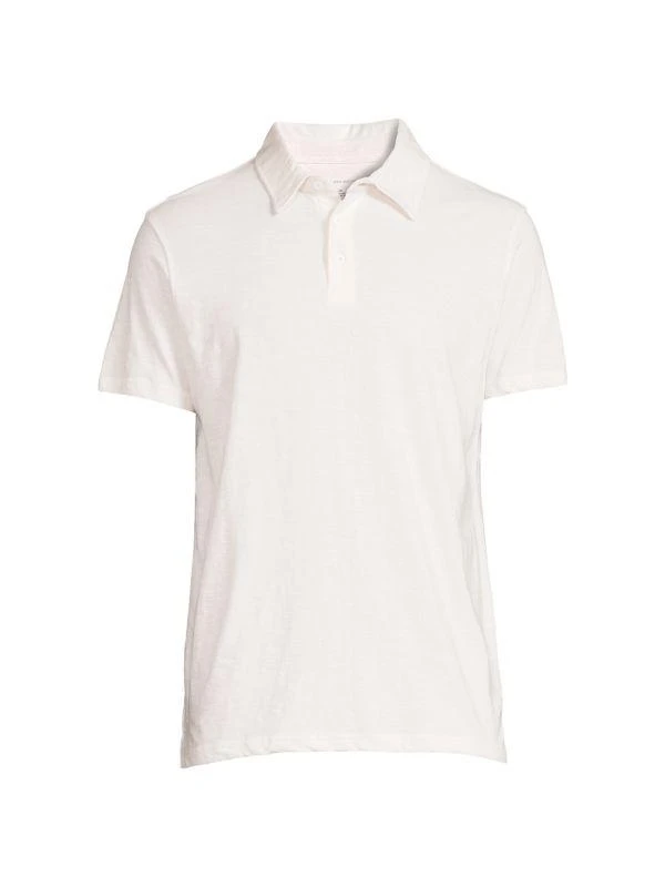 Saks Fifth Avenue Slub Short Sleeve Polo 3