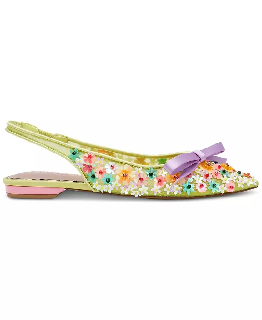 Betsey Johnson Women's Laylah Floral Slingback Flats 2