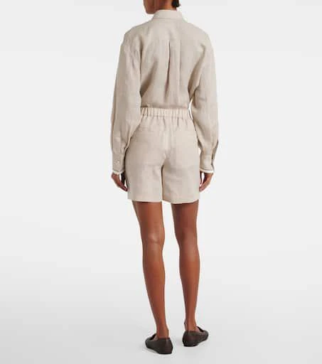 Brunello Cucinelli Linen Bermuda shorts 3