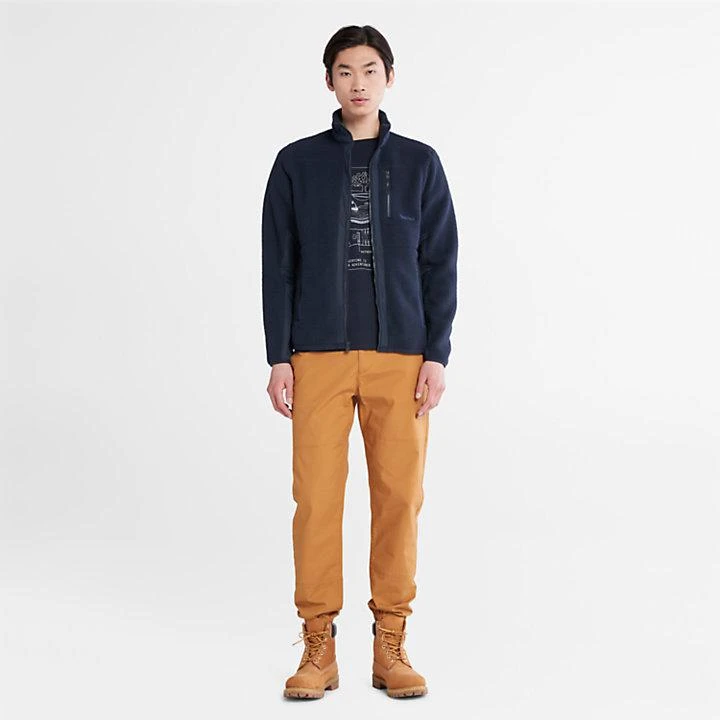 Timberland Sherpa Fleece Jacket for Men in Navy 3