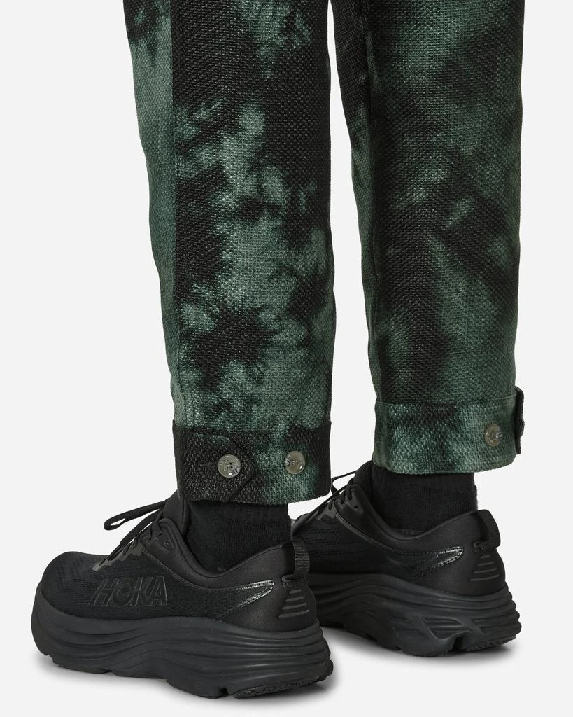 Song for the Mute Rounded Velvet Tabbed Cargo Pants Green 5
