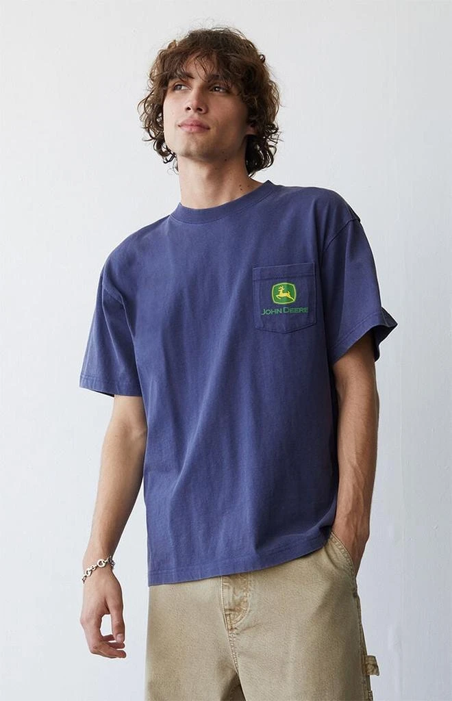John Deere Blue Pocket T-Shirt 1