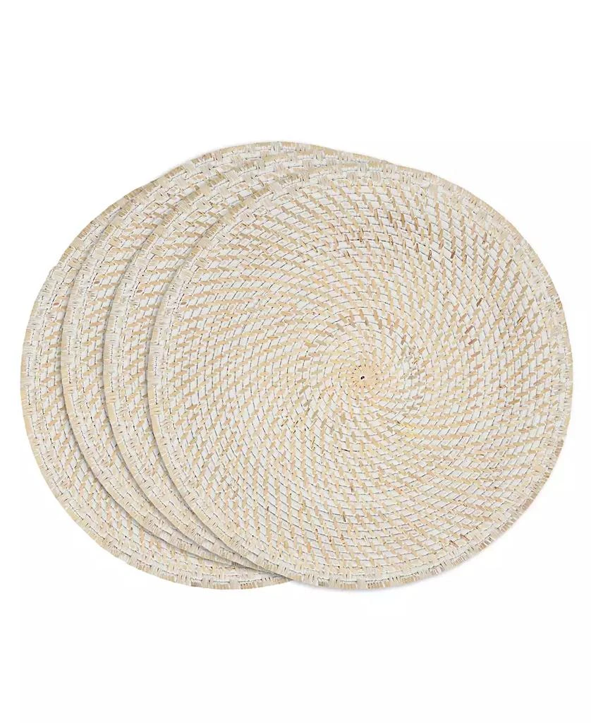 Saro Lifestyle Woven Rattan Placemats