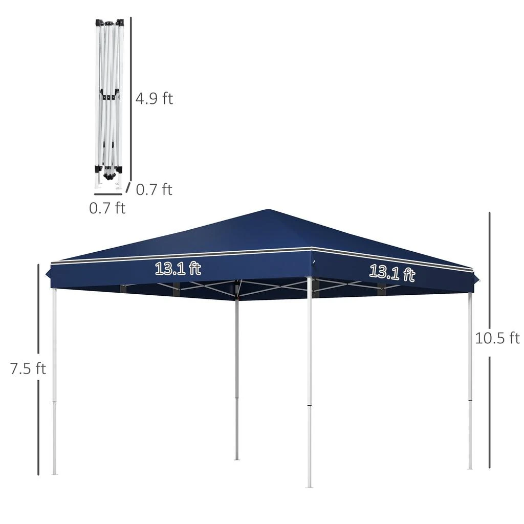 Streamdale Furniture Streamdale 13' x 13' Pop Up Canopy Tent 3