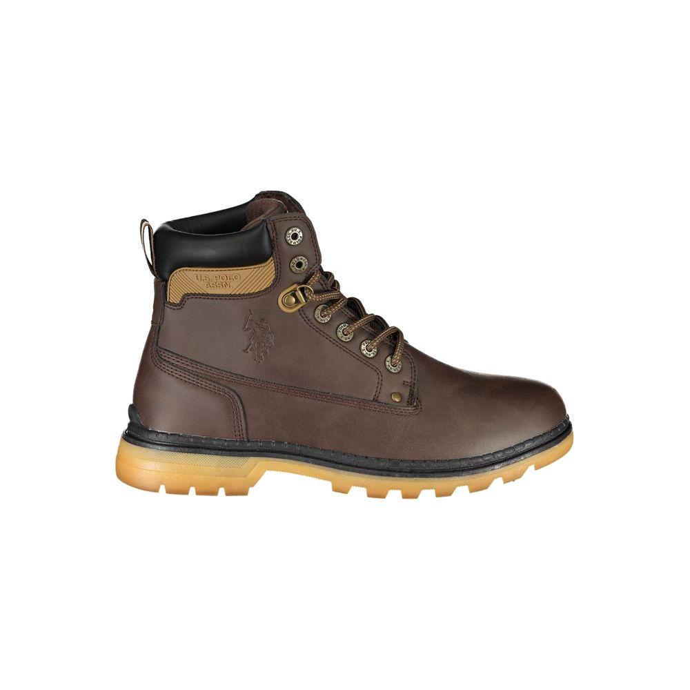 U.S. Polo Assn. U.S. POLO ASSN. Equestrian Charm High Boots with Contrasting Men's Details