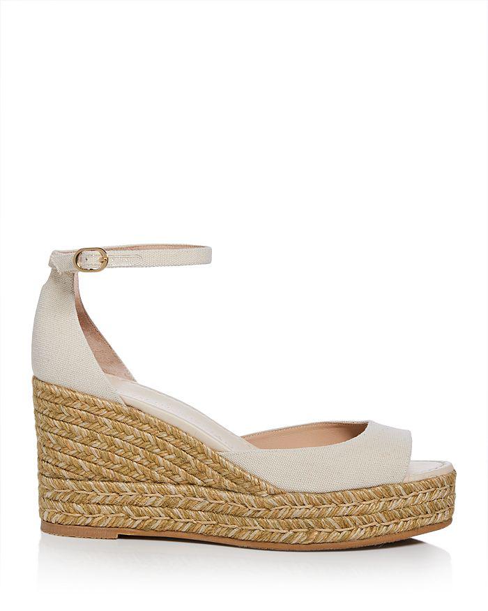 Stuart Weitzman Women's Nudistia Espadrille Wedge Sandals