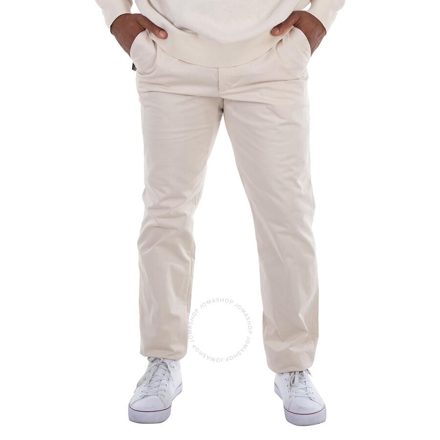 Zegna Beige Tailored Cotton Trousers