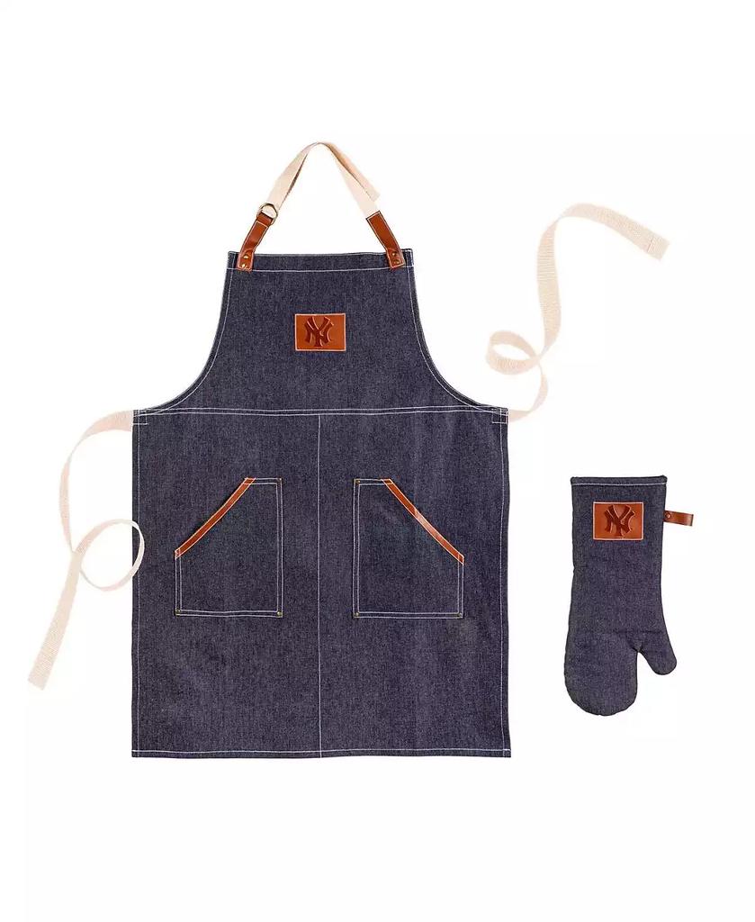Evergreen Enterprises New York Yankees 3-Piece Grill Apron and Glove Set
