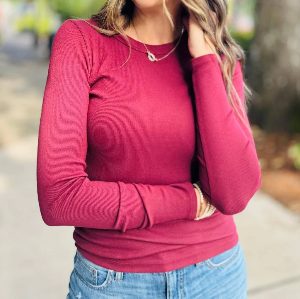Michael Stars Michael Stars - Zola Ribbed Tee 1