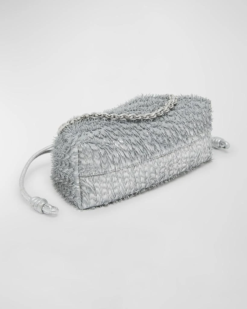 Loewe Flamenco Fringe Metallic Shoulder Bag 7