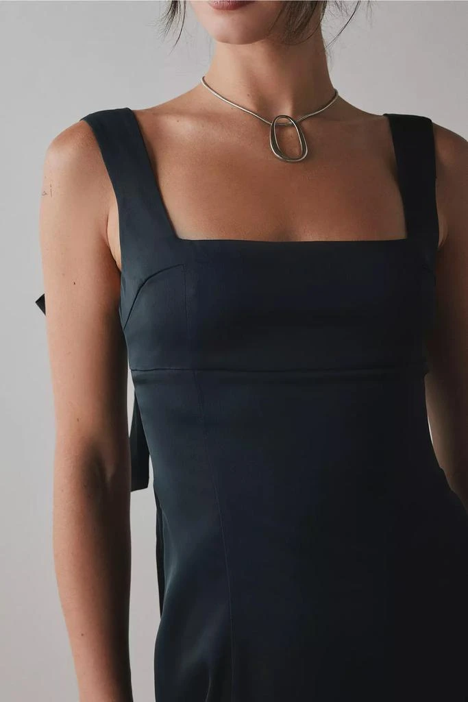 Urban Outfitters UO Bri Double Bow Satin Mini Dress 2