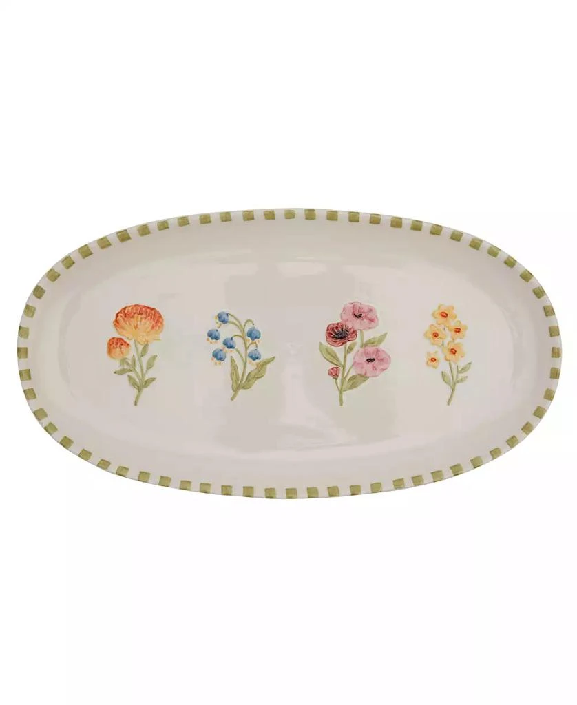 Haven Floral Oval Platter, Exclusively at Macy
s