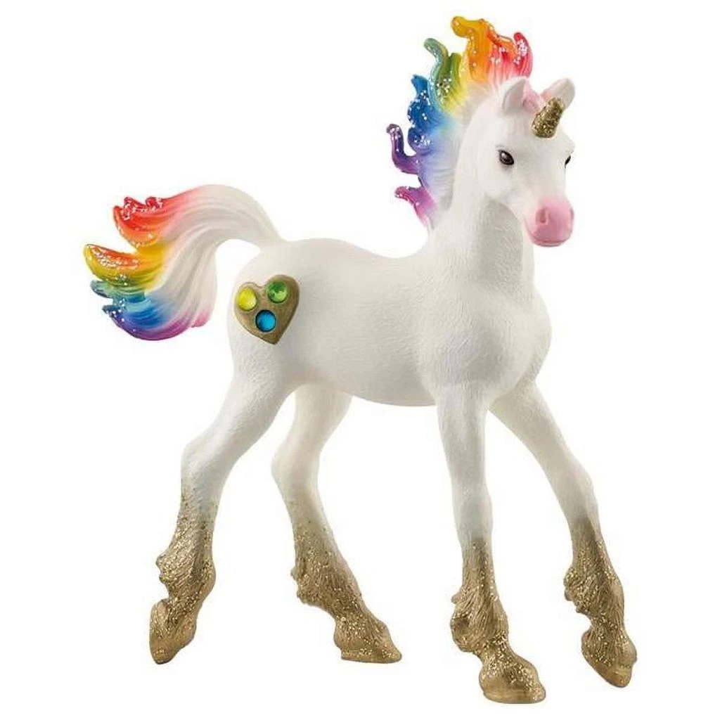 Schleich Bayala Rainbow Love Unicorn Foal Toy White - Pack of 3