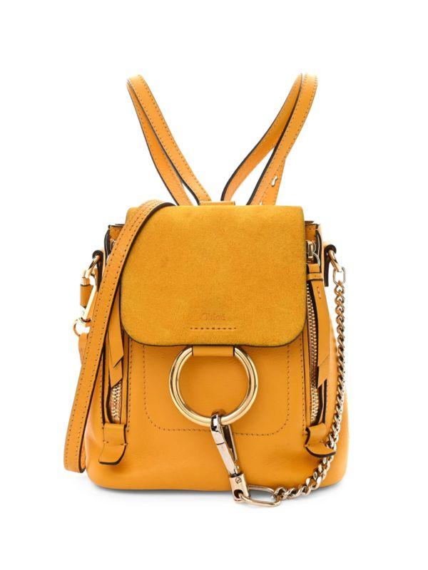 Chloé Ring Leather Backpack