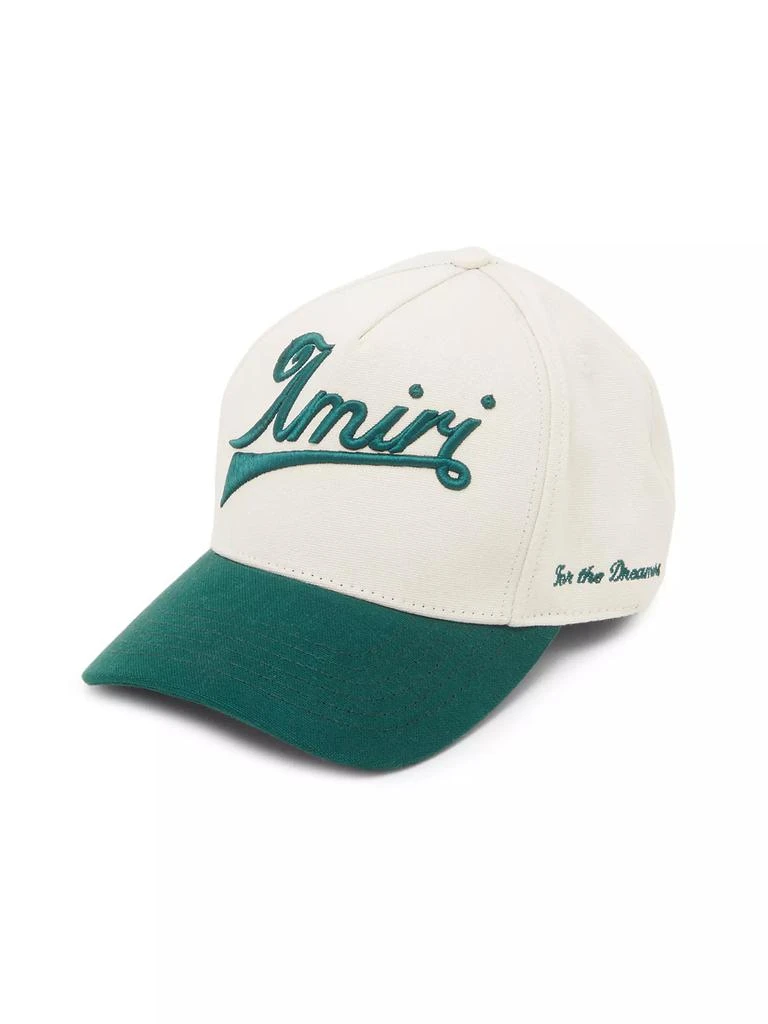 AMIRI Logo Two-Tone Canvas Hat 1