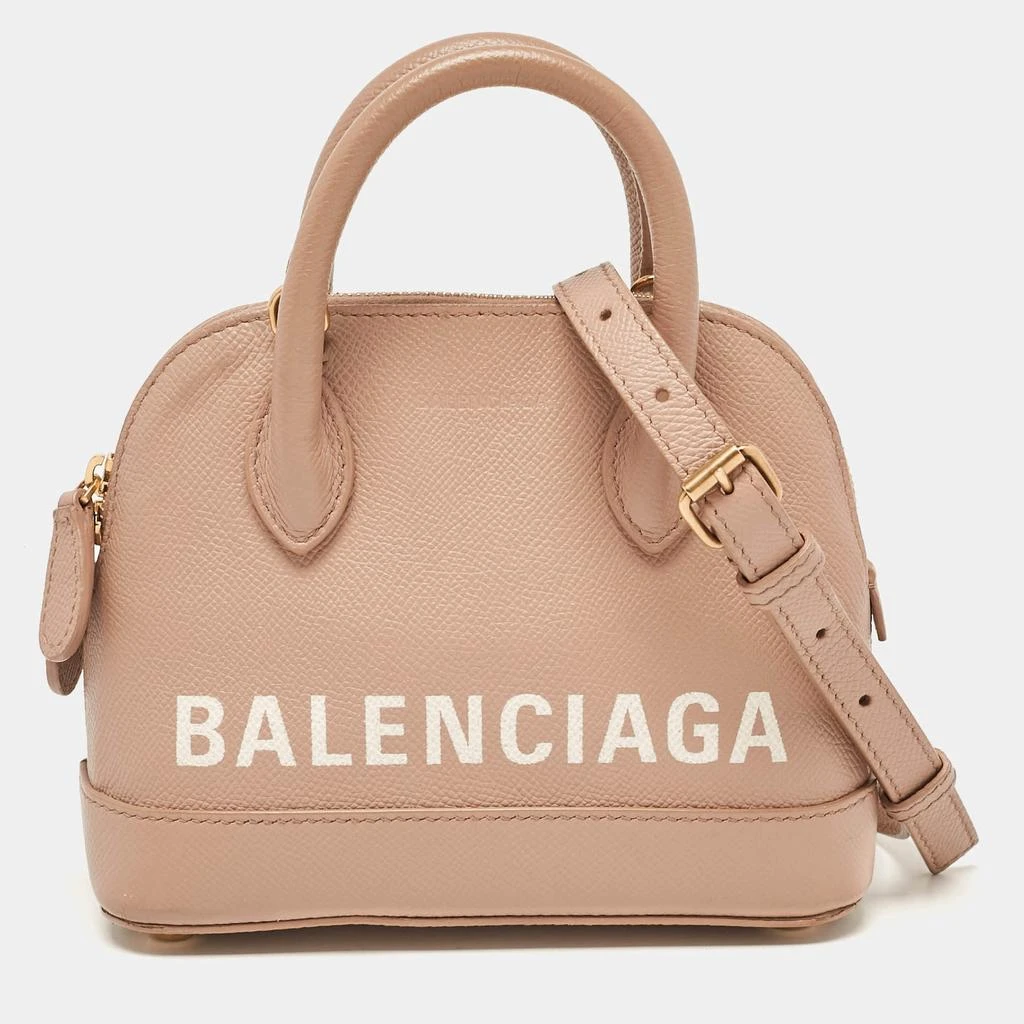 Balenciaga Balenciaga Beige Leather XXS Ville Satchel 1