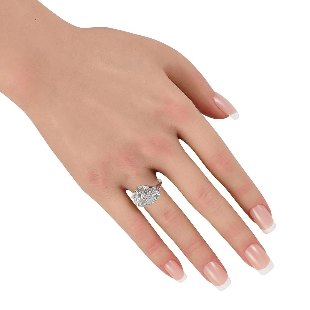 LB Exclusive Platinum 2.50ct Diamond Ring MF04-011626 3