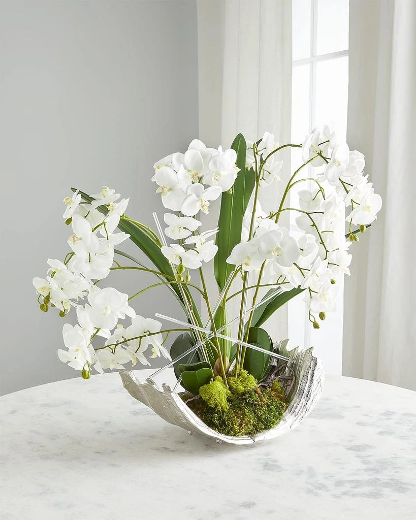 John Richard Silver Sunset Orchid Faux-Floral Arrangement 1
