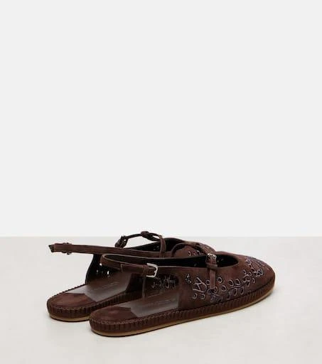 Jimmy Choo Amiee embroidered suede espadrilles 2