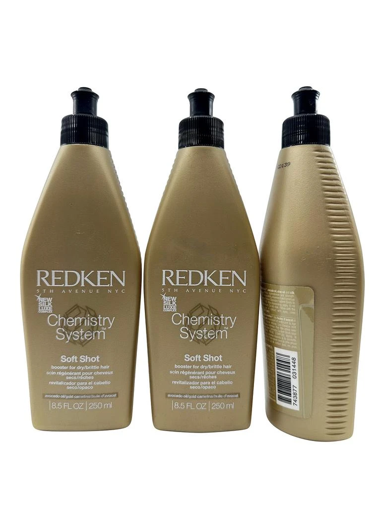 Redken Chemistry System Soft Shot Booster for Dry & Brittle Hair 8.5 OZ Set of 3 2