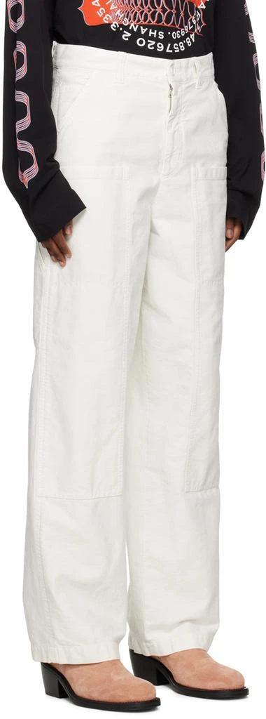 Dries Van Noten Off-White Hammer Loop Cargo Pants 2