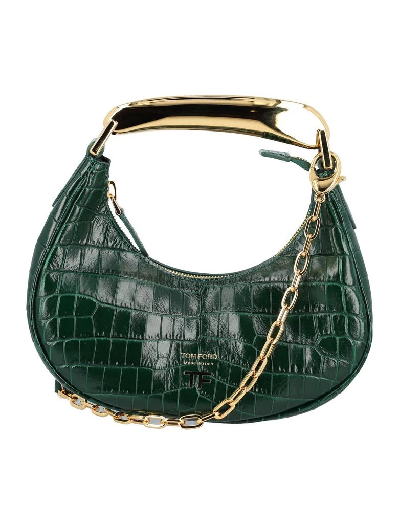 Tom Ford Tom Ford Bianca Shiny Embossed Mini Hobo Bag 1