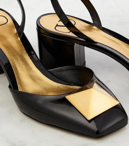 Valentino One Stud patent leather pumps 6