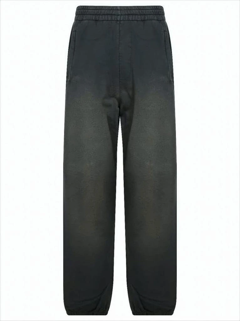 Golden Goose Vintage-Style Black Jogger Pants with Elastic Waistband