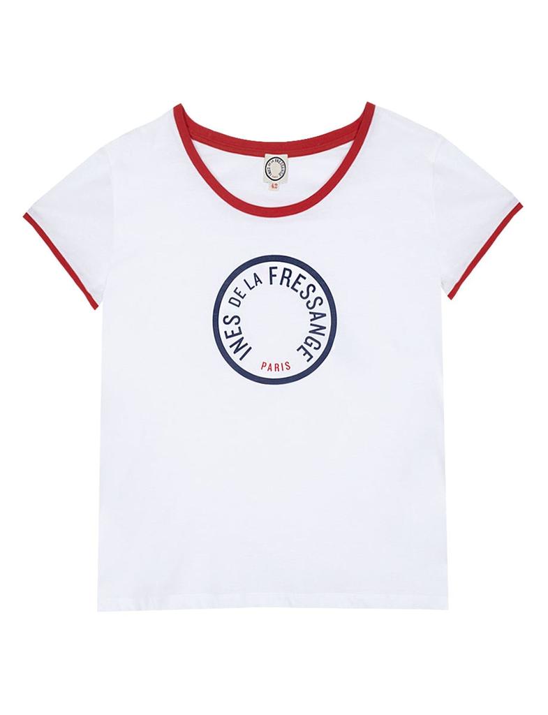 INES DE LA FRESSANGE T-shirt Priscilla white cotton