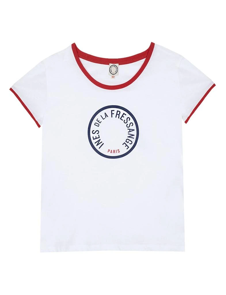 INES DE LA FRESSANGE PARIS T-shirt Priscilla white cotton 1