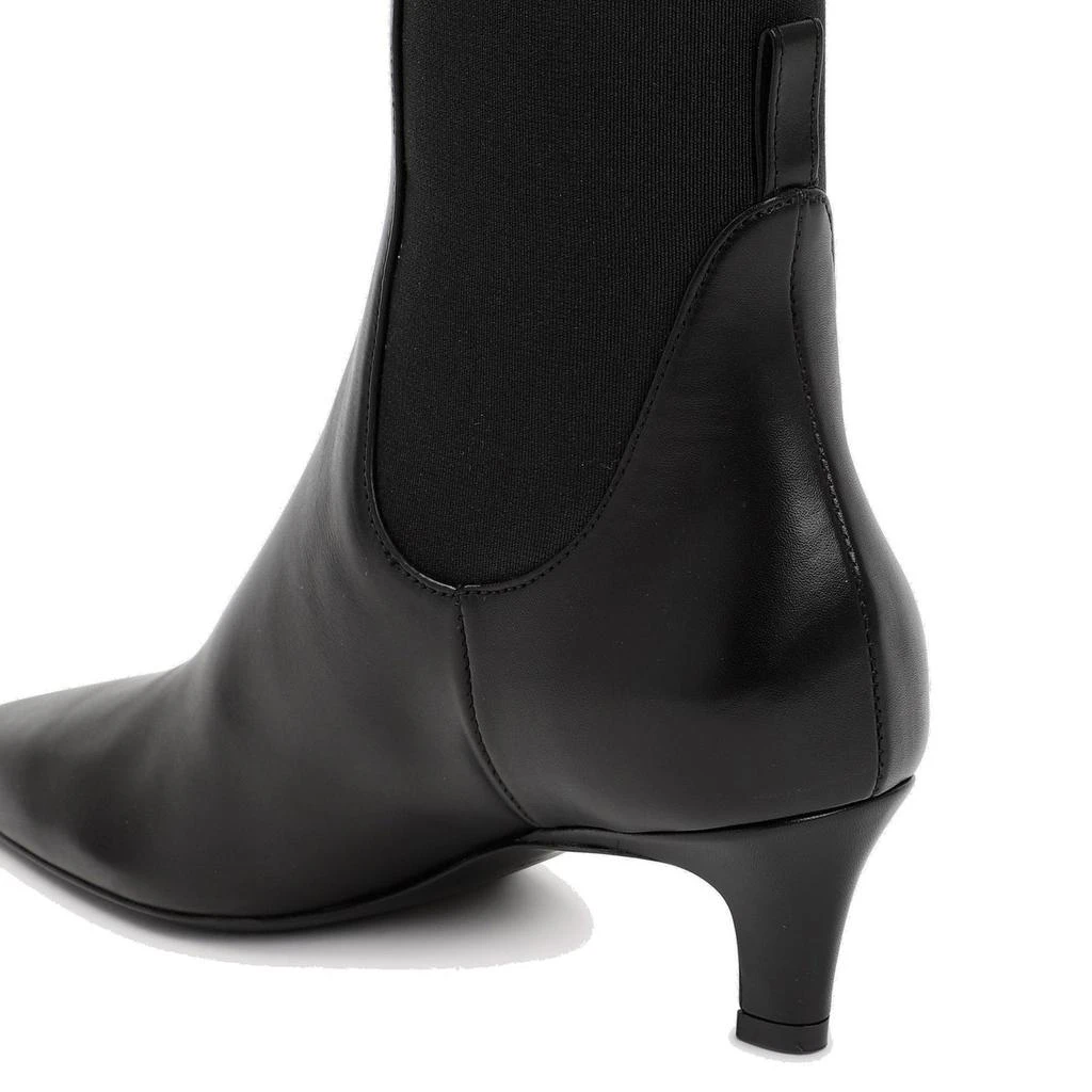 Totême Totême Mid-Heel Square-Toe Ankle Boots 4
