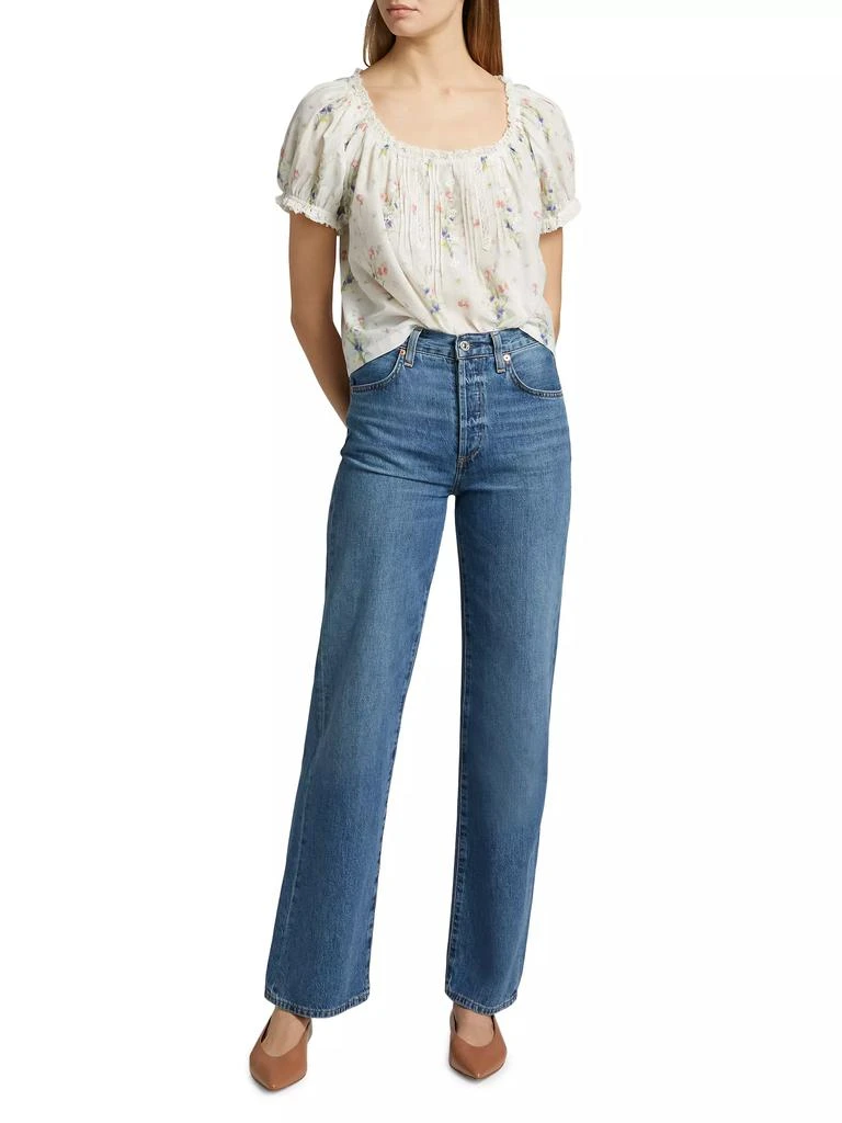 DÔEN Frederica Floral Cotton Top 2